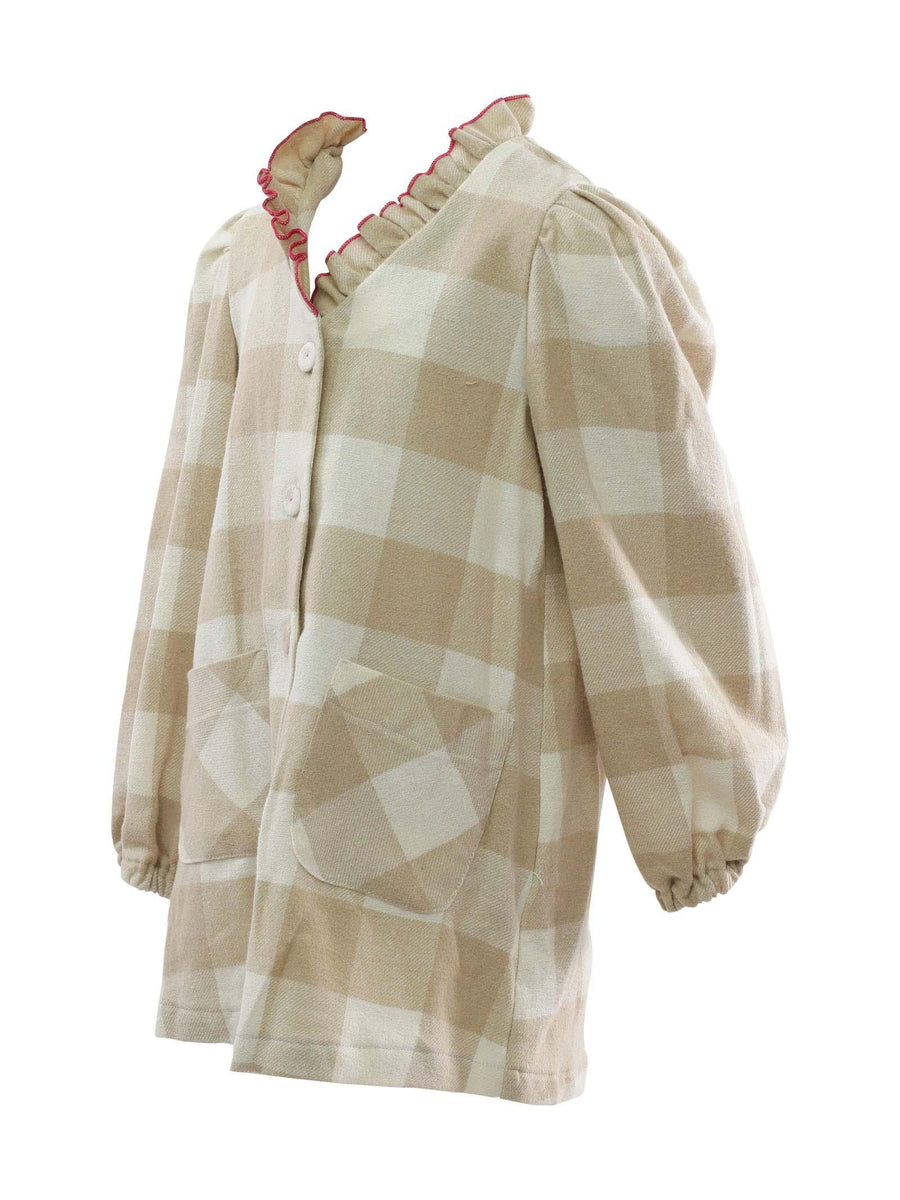 Abito a quadri beige 22V570 BOF Mariuccia Milano 