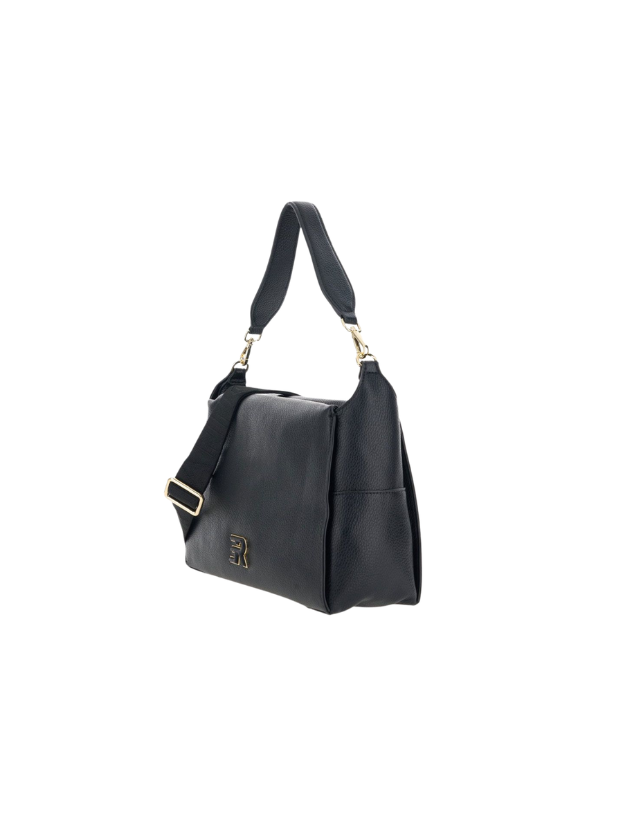 Borsa "Small Hobo Victoria" Ermanno Scervino nera 12402014 BLACK Ermanno Scervino 