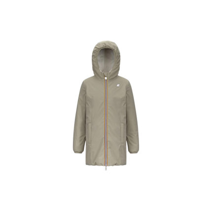 Giubbino "P. Denise St. Warm" K-Way verde double face K11517W B2M K-WAY 