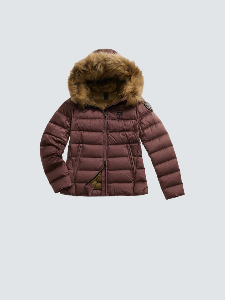 Giubbino a righe "Arcadia" Blauer rosso BLDC03099 50ALT Blauer 