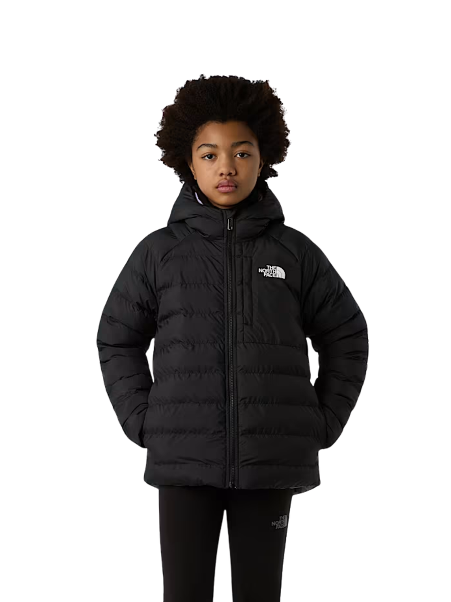 Giubbino reversibile "Perrito" The North Face nero/grigio da bambina NF0A88UE WOO1 The North Face 