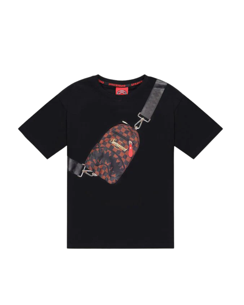 T-Shirt "Takeover The Throne Backpack Sling" Sprayound nera SPY1361 UNI Sprayground 