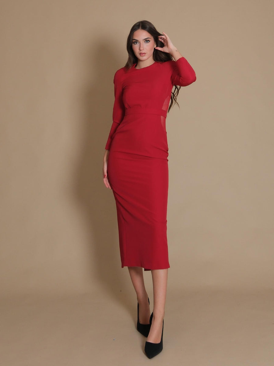 Abito Moon Silence Limited rosso SD9018 BORDEAUX Silence Limited 