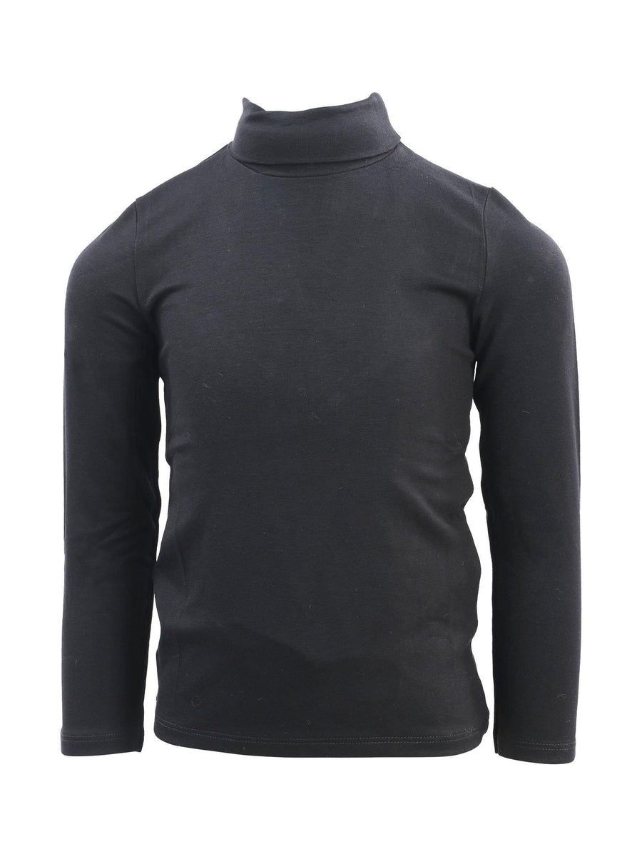 Maglia dolcevita nera LW03032G42 3901 Dixie Kids 