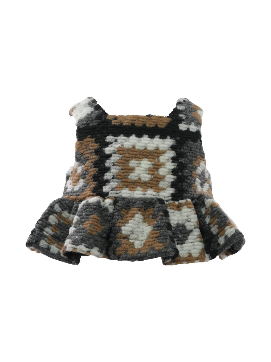 Top di lana in crochet 2R8A62U0044 930AV Douuod 