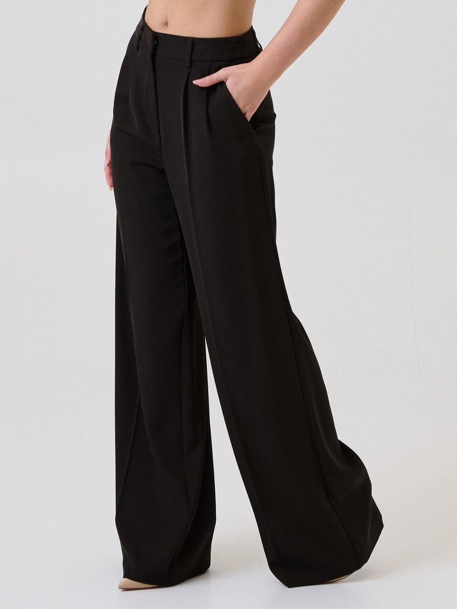 Pantalone ampio Armoire moro con pinces 25694 MORO Armoire 