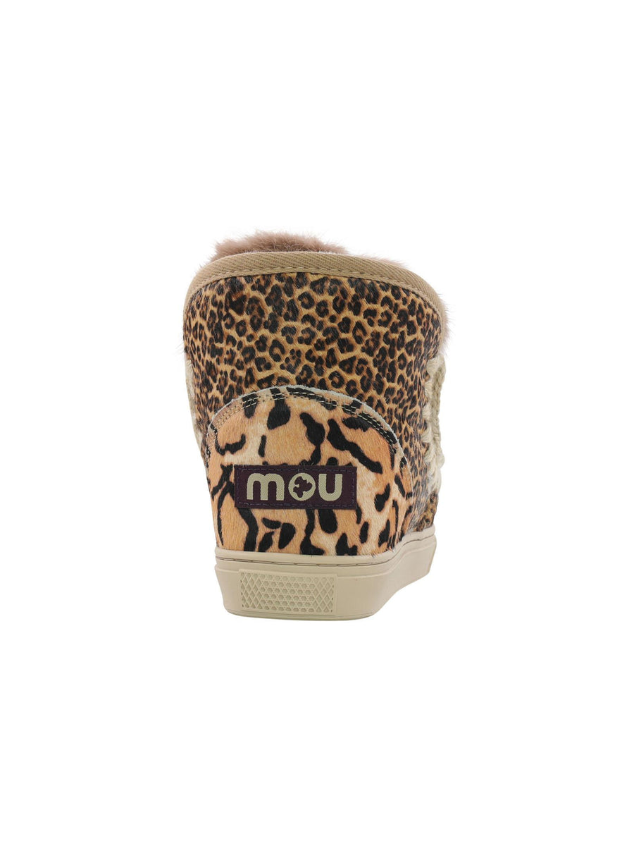 Sneakers eskimo  con patchwork animalier FW111007D POSMCH Mou 