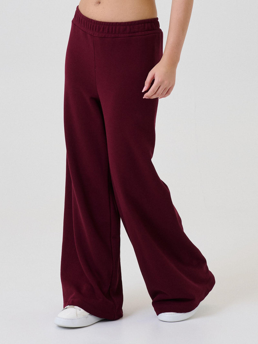 Pantalone in tuta Vicolo bordeaux a palazzo TF0509 BORDEAUX Vicolo 
