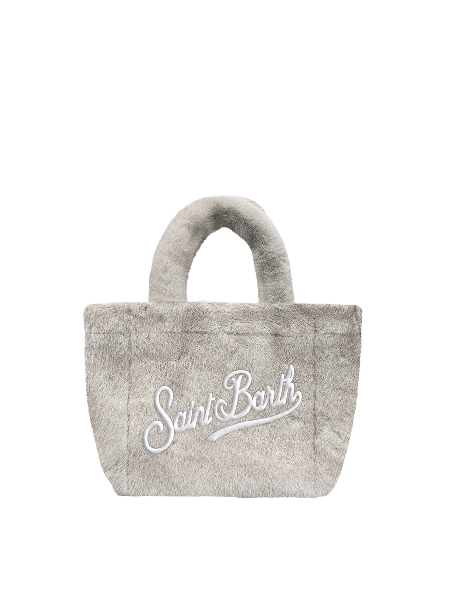 Borsa Colette "soft fur" Saint Barth grigia COL0033 00288I MC2 SAINT BARTH 