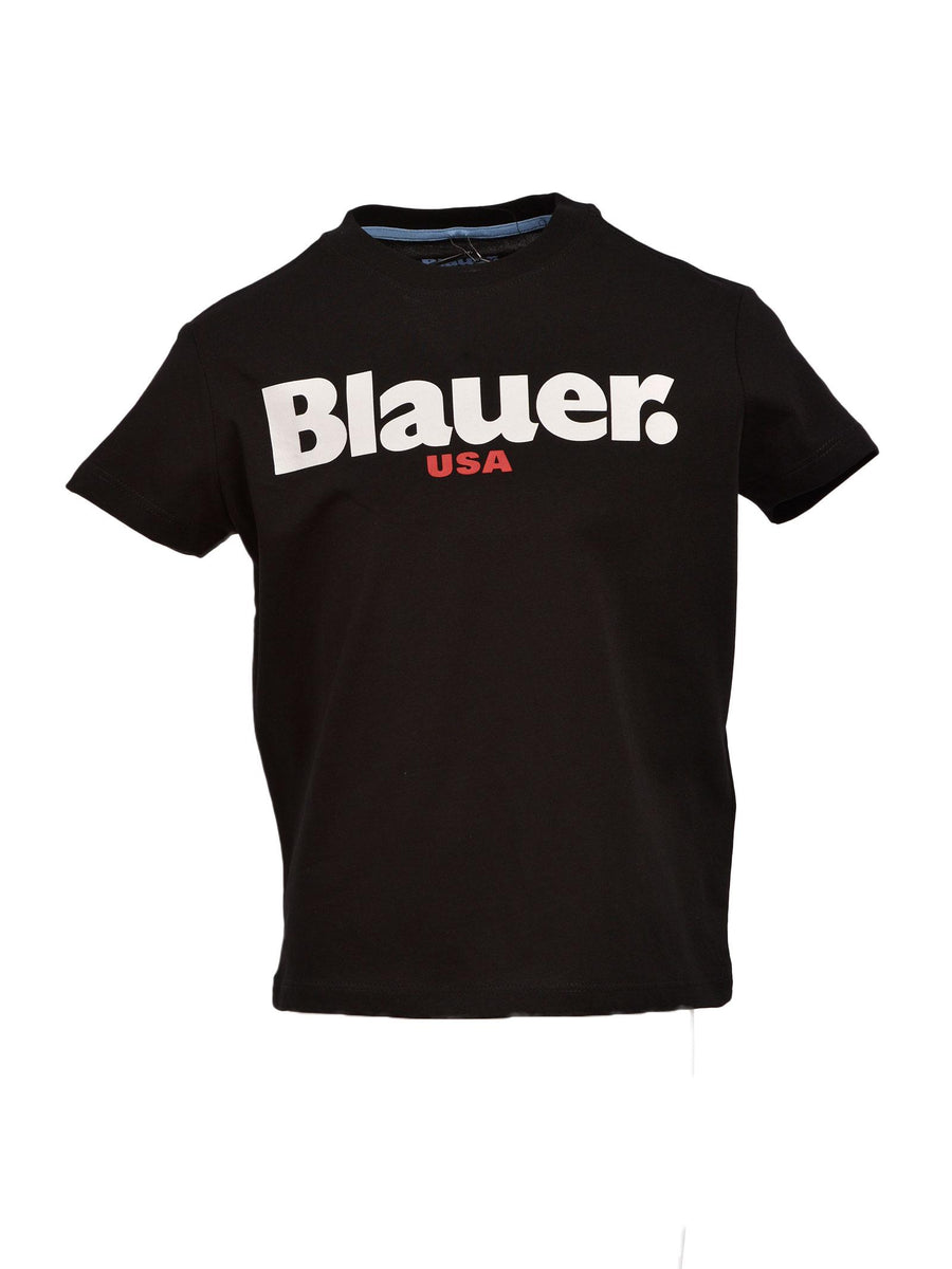 T-shirt nera U.S.A 22SBLKH02374 999 Blauer 
