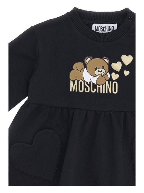 Abito con teddy e logo lettering MDV0BLLDA16 60100 Moschino 