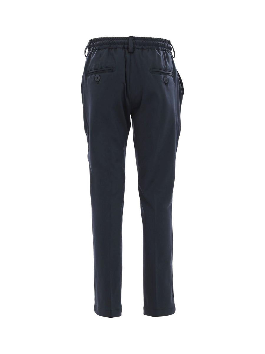 Pantaloni dritti blu navy con lacci PTD4107J NAVY Dan John 