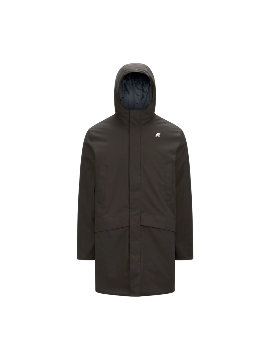 Giubbino "Jarno Twill Marmotta" K-Way nero oliva K8133FW B2V K-WAY 