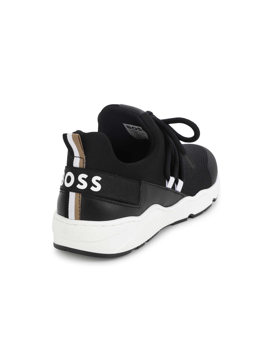 Sneakers sportive nere J29331 NERO Boss 