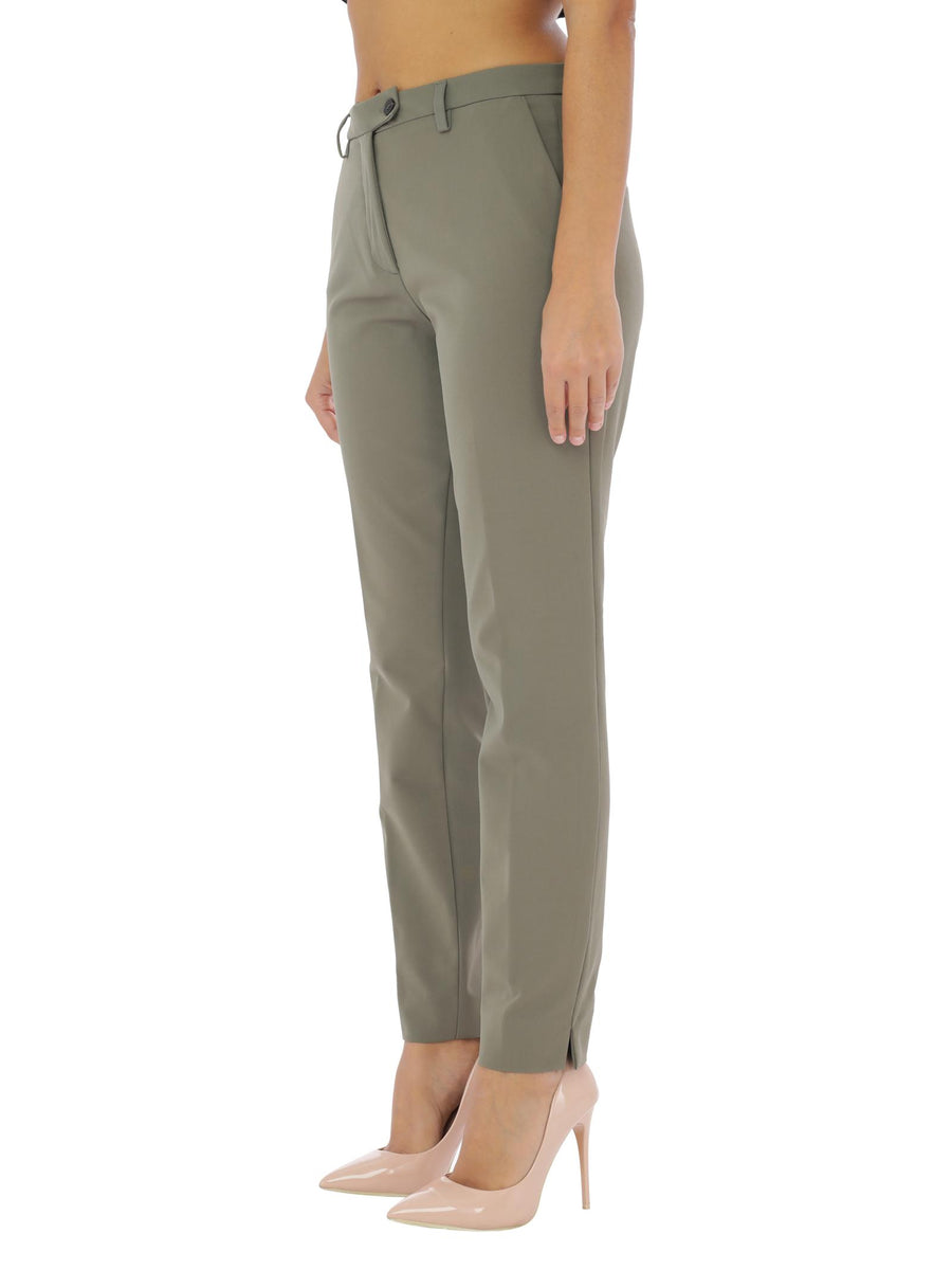 Pantalone verde TK america JANIS3574 007 RAYURES NOIR 