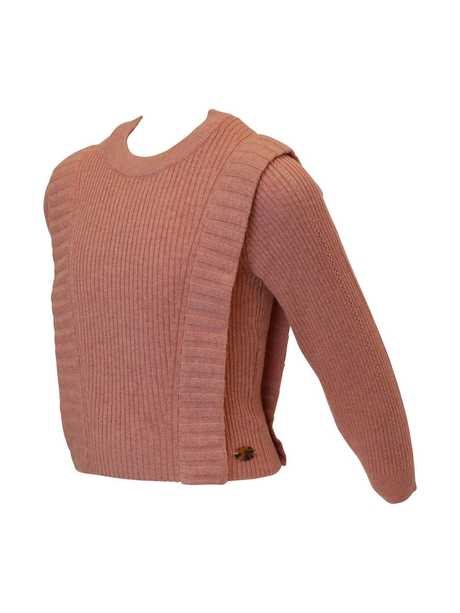 Maglioncino marsala con volant 168247 4894 Scotch & Soda 