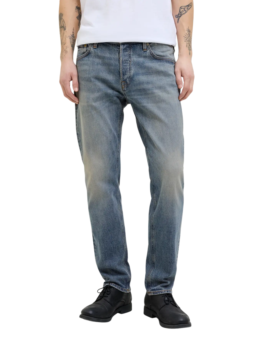 Jeans "Sbd 556" Jack & Jones blu con dettagli slavati 12269527 BLUE Jack & Jones 