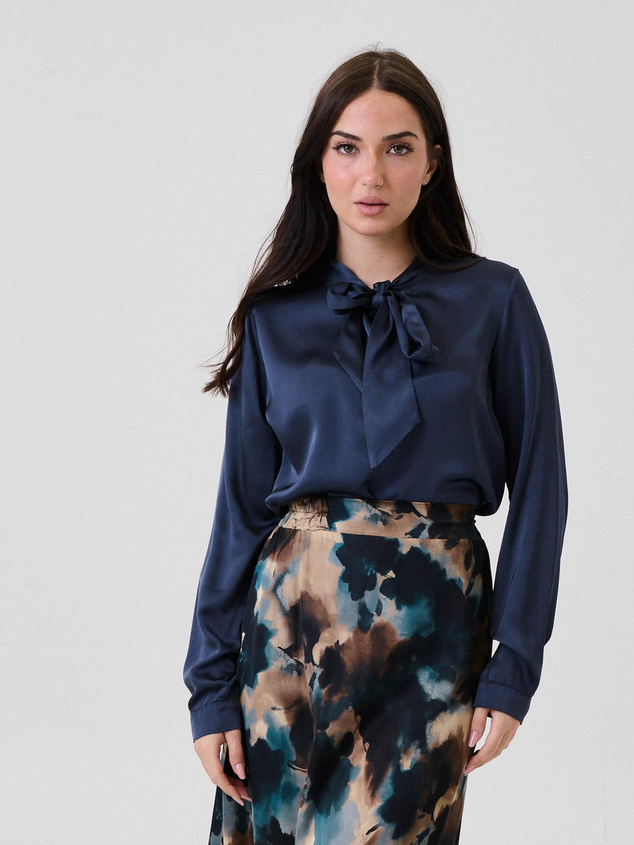 Camicia con fusciacca Armoire blu indaco C973B22R INK Armoire 