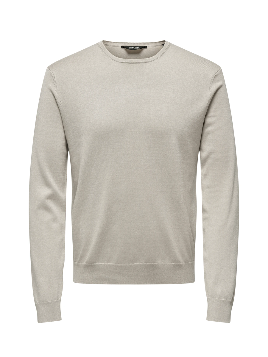 Pullover wyler Only & Sons grigio chiaro 22020088 SILVER Only & Sons 