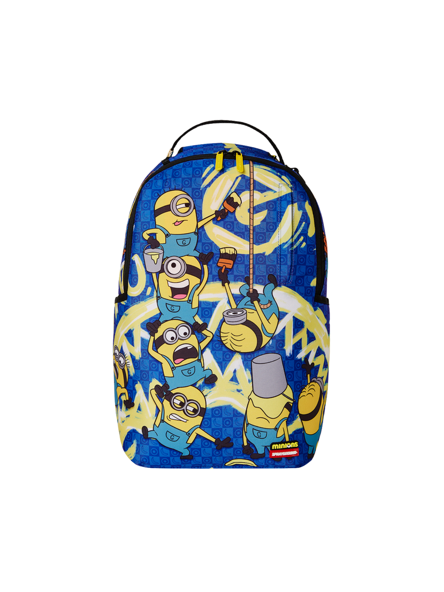 Zaino "Minion Banana Mayhem" Sprayground blu con stampa minions all over 910B7738 NSZ Sprayground 