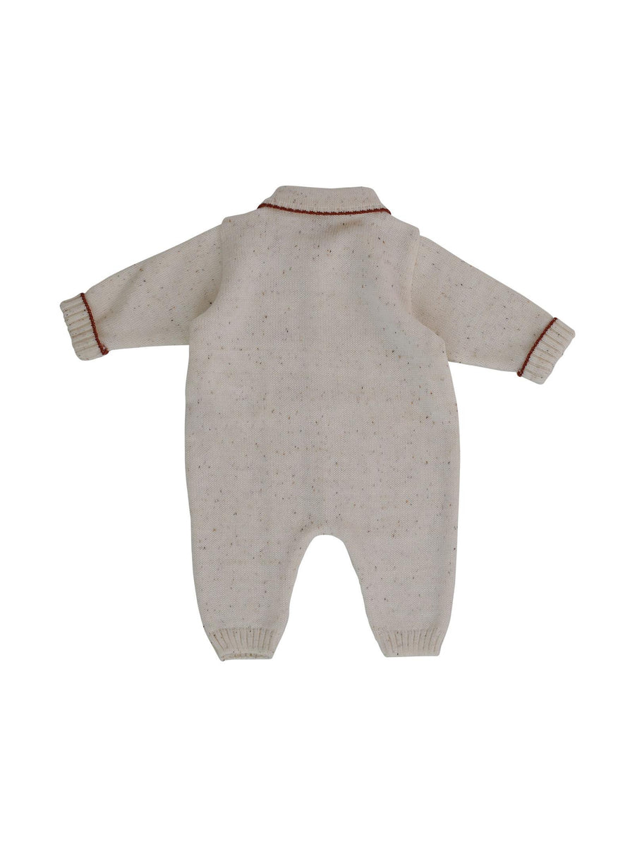 Tutina vaniglia in natur tweed IF6211 C21630 Marlù 