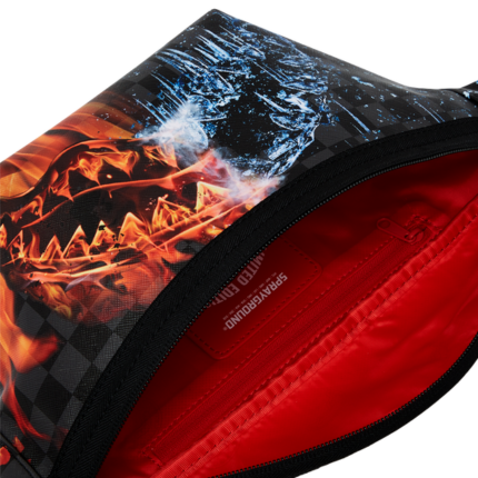 Marsupio "Fire & Ice Shark Savvy Crossbody" nero 910B7941 NSZ Sprayground 