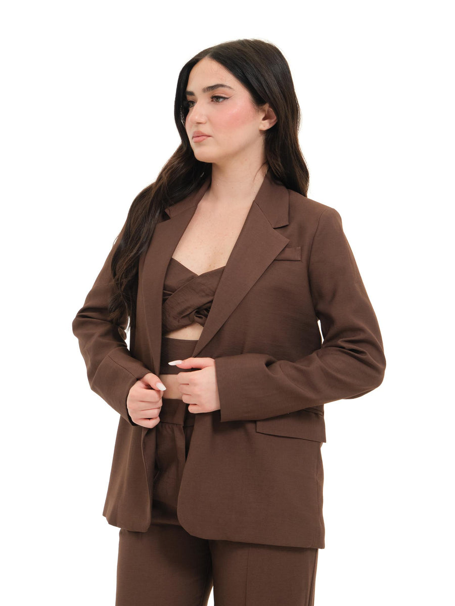 Giacca monopetto Imperial marrone J9990024T TERRA Imperial 