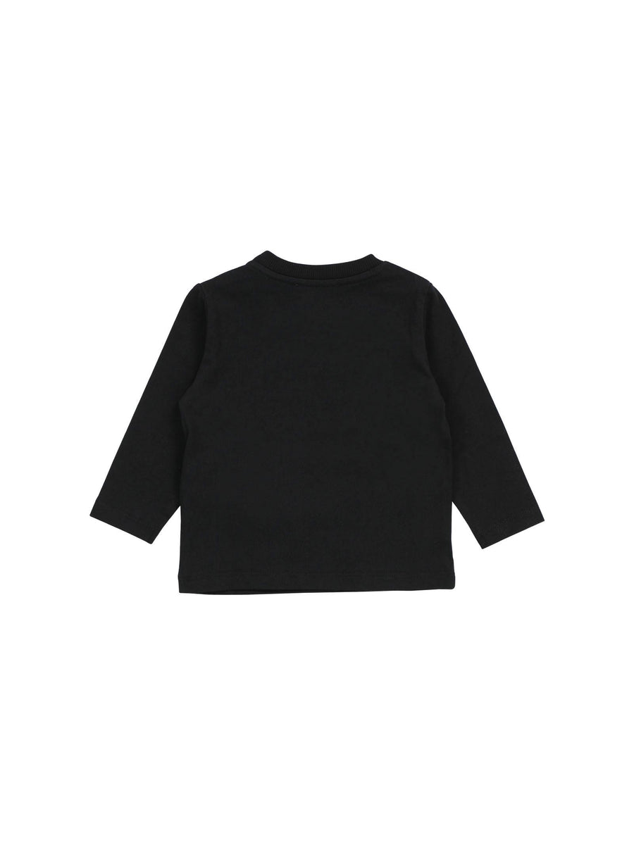 T-shirt manica lunga logo lettering MUO00WLAA10 60100 Moschino 