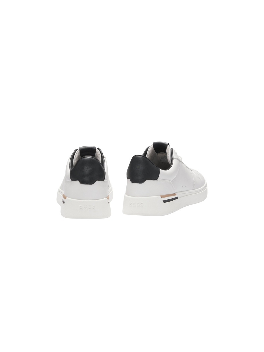 Sneakers Boss bianche con dettagli a contrasto 50542538 140 Boss 