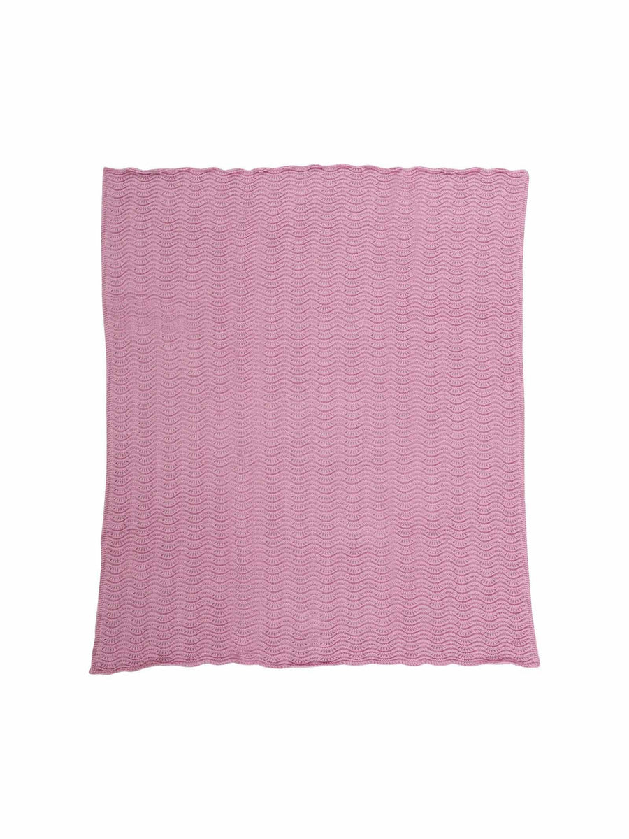 Coperta ricamata ciclamino EL1080 C61 Marlù 