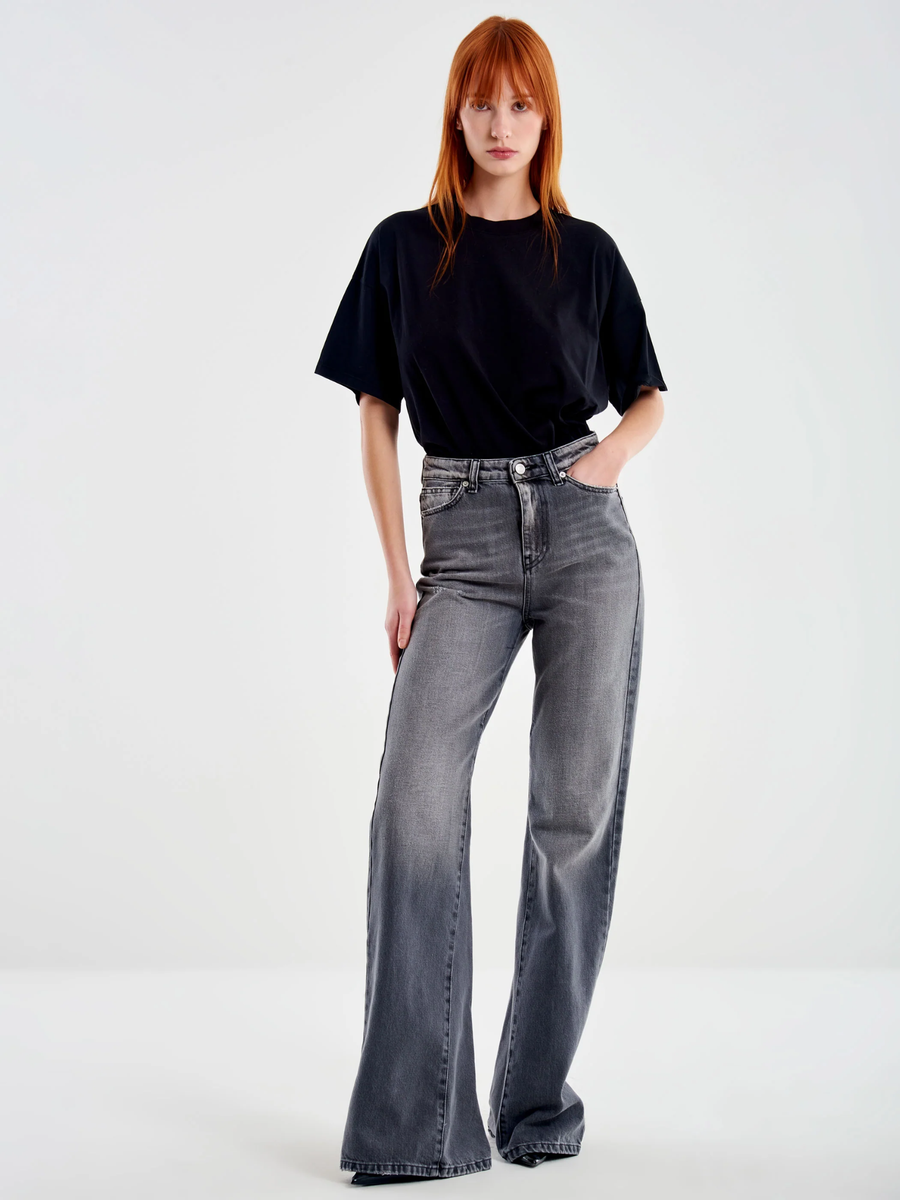 Jeans Vicolo grigio a zampa DS0288 GRIGIO Vicolo 