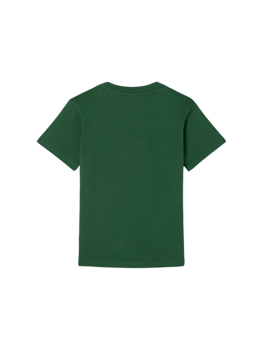 T-Shirt Lacoste verde con logo sul petto 947025 F9W Lacoste 