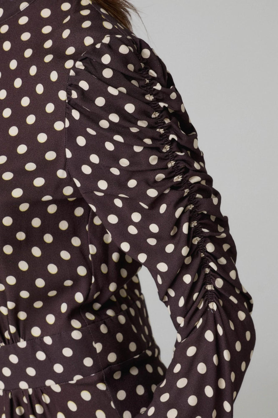 Abito corto "Mia" Mar De Margaritas marrone a pois MMABW01274 MA57 Mar De Margaritas 