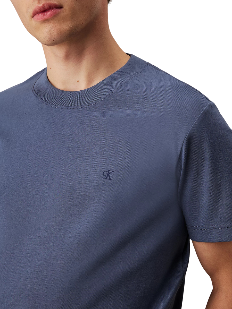 T-Shirt Calvin Klein grisaille in jersey pesante con monogram J30J326683 PCP Calvin Klein 