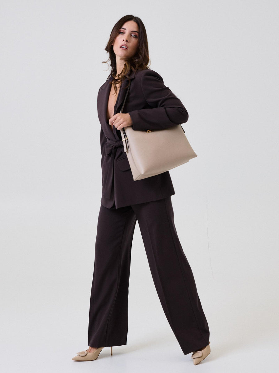 Pantalone a palazzo Armoire vino 25598 VINO Armoire 