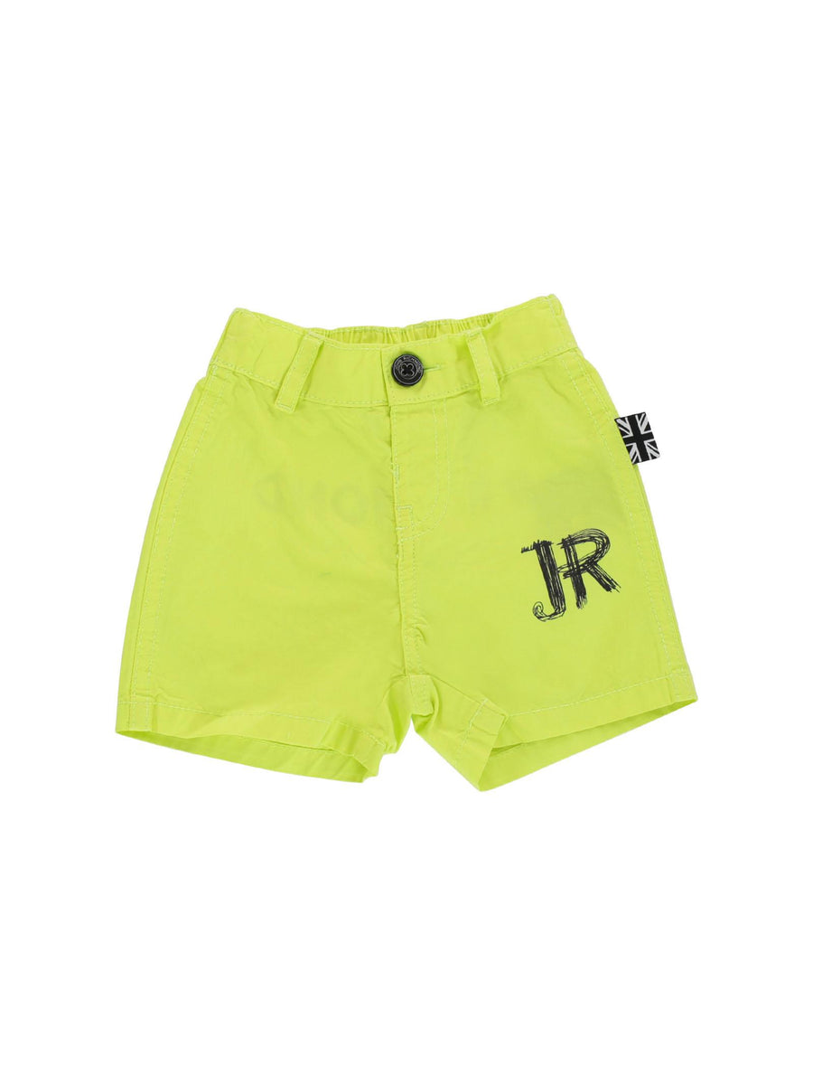 Bermuda verde lime con stampa posteriore nera RIP24123BE LIME John Richmond 