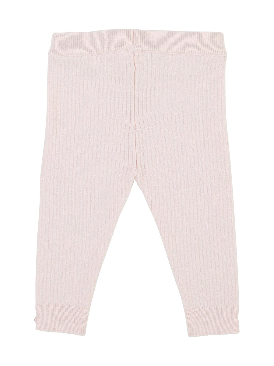 Leggings rosa cipria a coste Y04114 ALBI Carrement Beau 