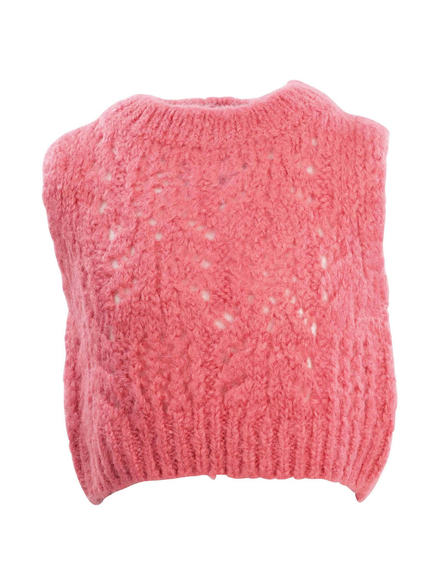 Maglioncino smanicato rosa NB73230G42 3381 Dixie Kids 