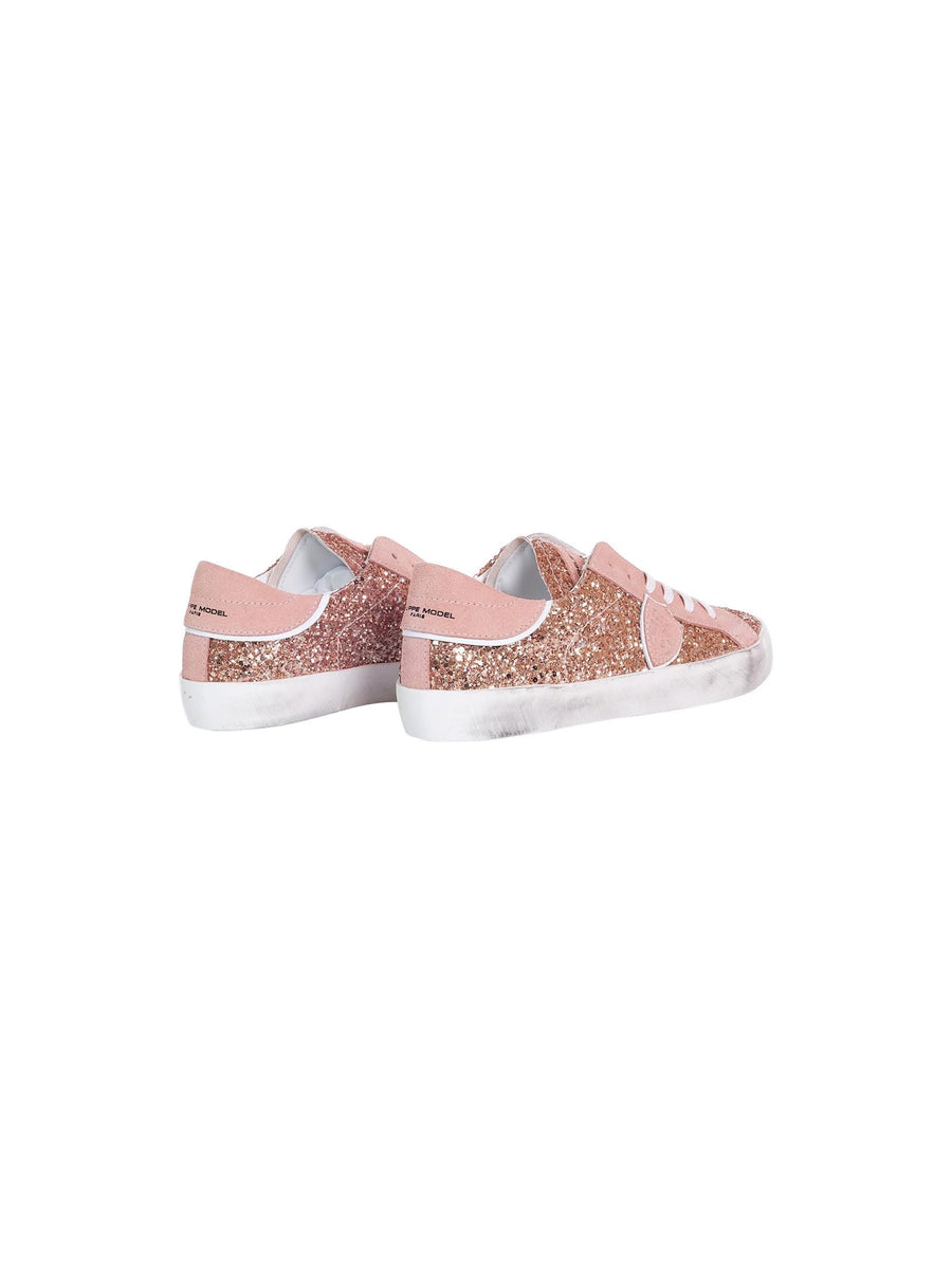 Sneakers Philippe Model rosa glitter 80709 VAR2 Philippe Model 