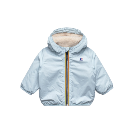 Giubbino "E. Le Vrai 4.0 claudine orsetto" K-Way azzurro K7142RW 121 K-WAY 