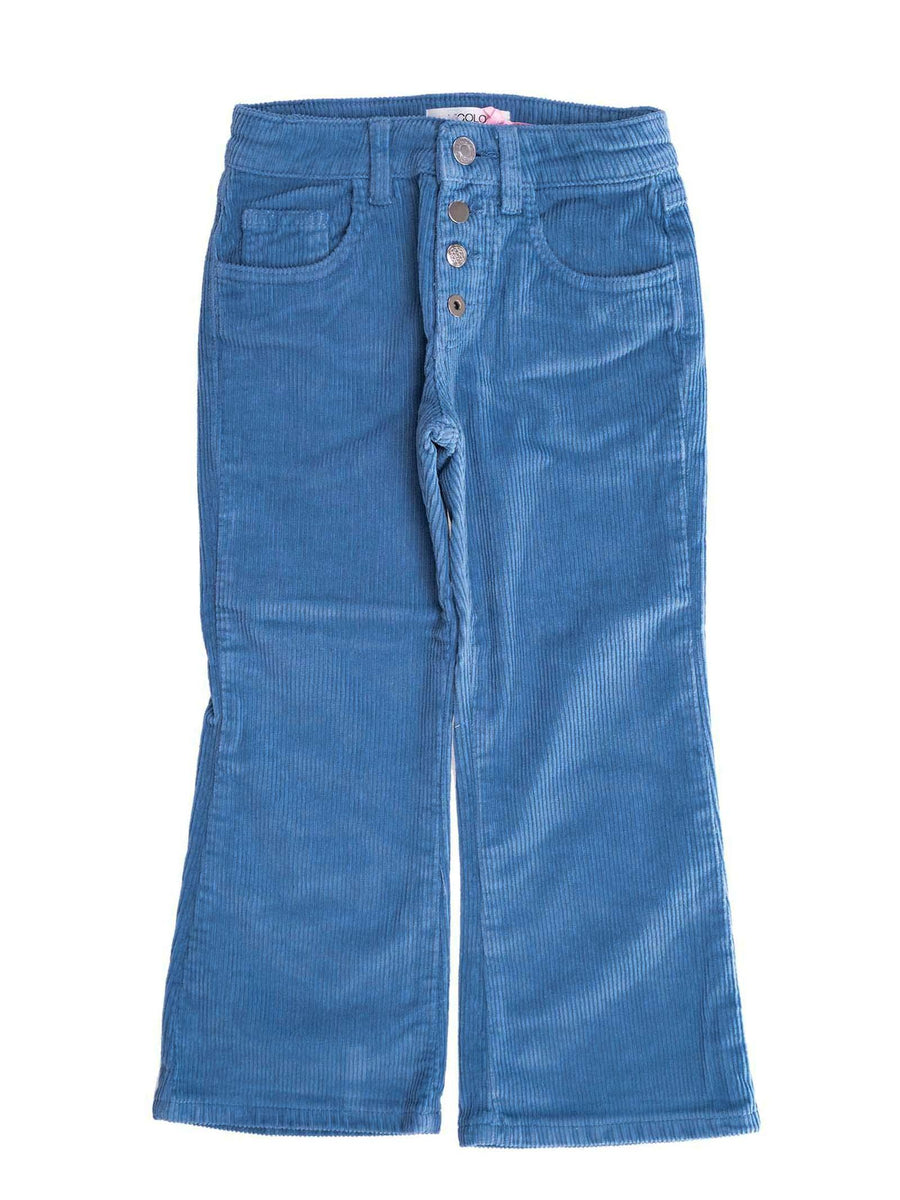 Pantalone a costine azzurro polvere Vicolo P0438 CDZ Vicolo 