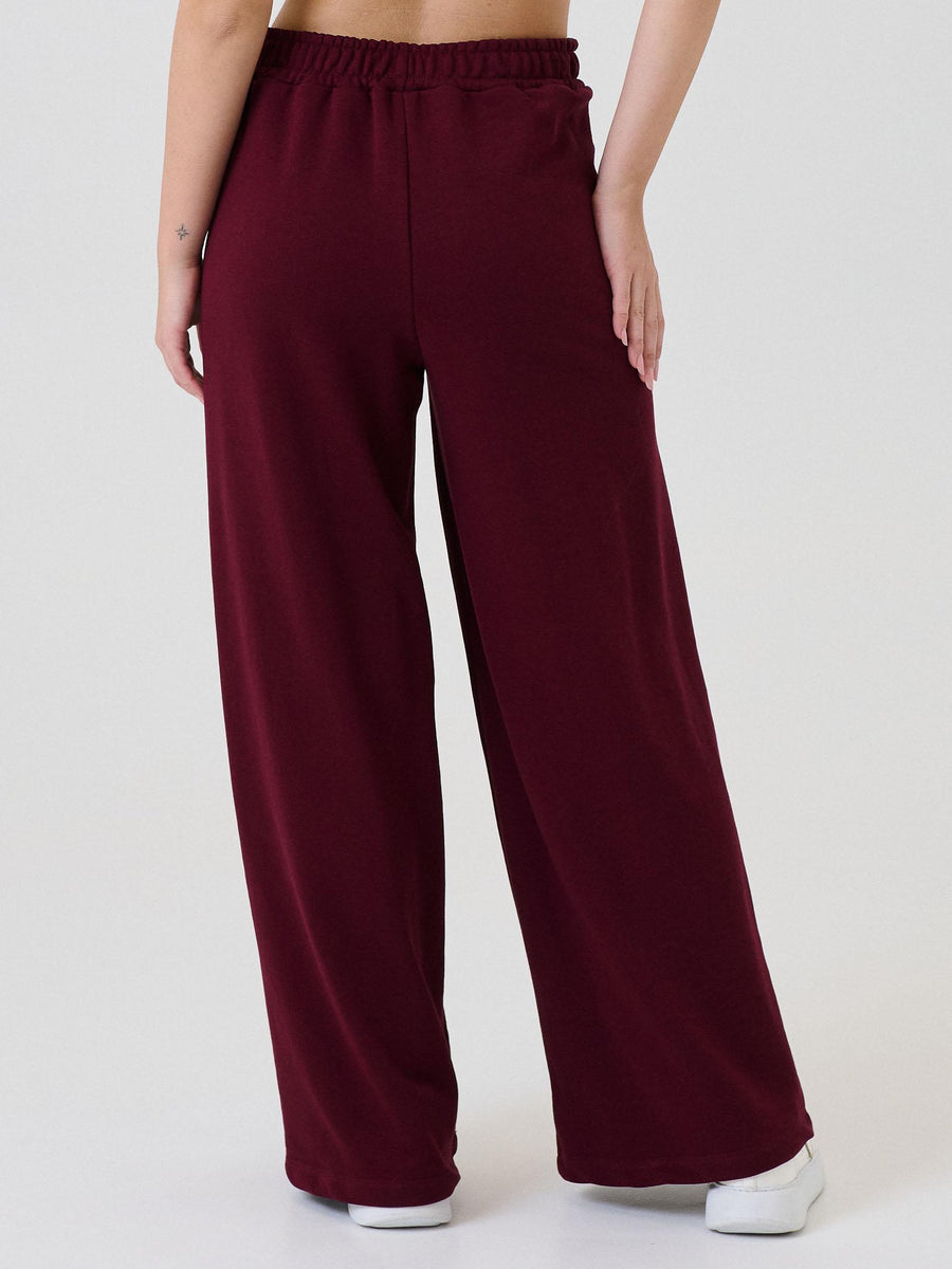 Pantalone in tuta Vicolo bordeaux a palazzo TF0509 BORDEAUX Vicolo 