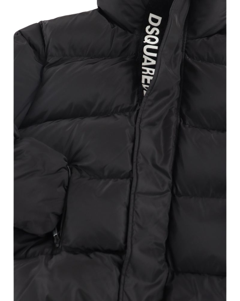 Giubbino con cappuccio Dsquared nero DQ1090 DQ900 Dsquared 