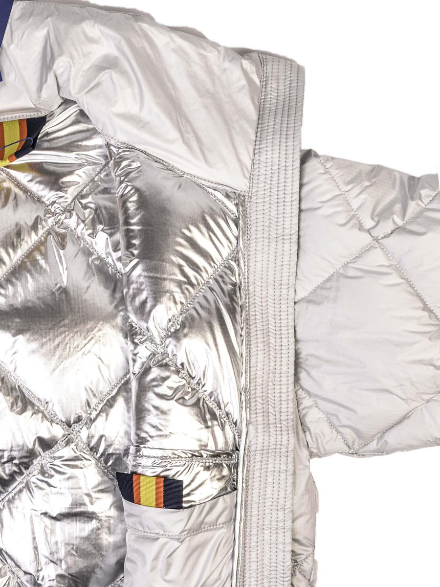 Giubbino corto bianco trapuntato K3112EW XRE K-WAY 