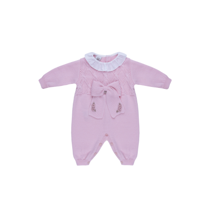 Tutina Marlù rosa con fiocco centrale IN2410 C399 Marlù 