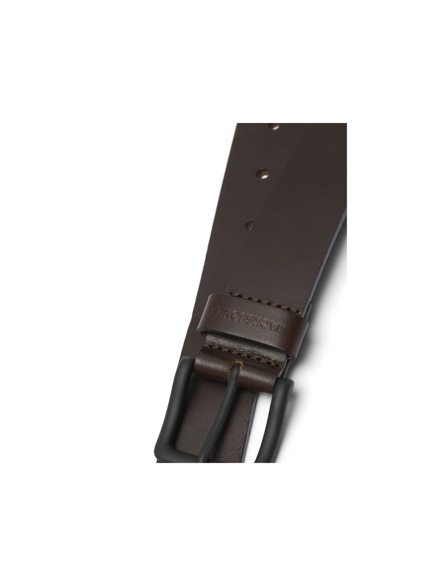 Cintura Jack & Jones marrone con fibbia  12242687 Black Coffee Jack & Jones 
