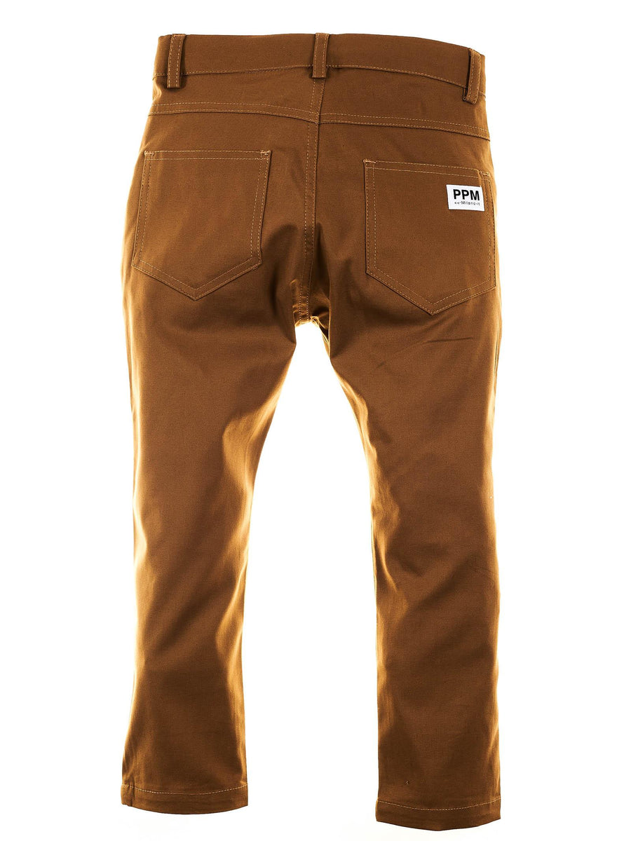 Pantalone slim cammello P2726 BEI Paolo Pecora 
