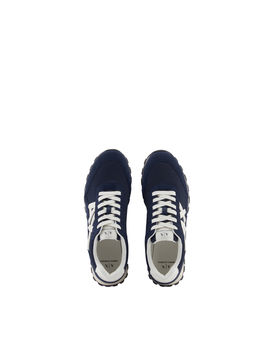 Sneakers Armani Exchange blu con logo AX a contrasto XM001960 MC005 Armani Exchange 
