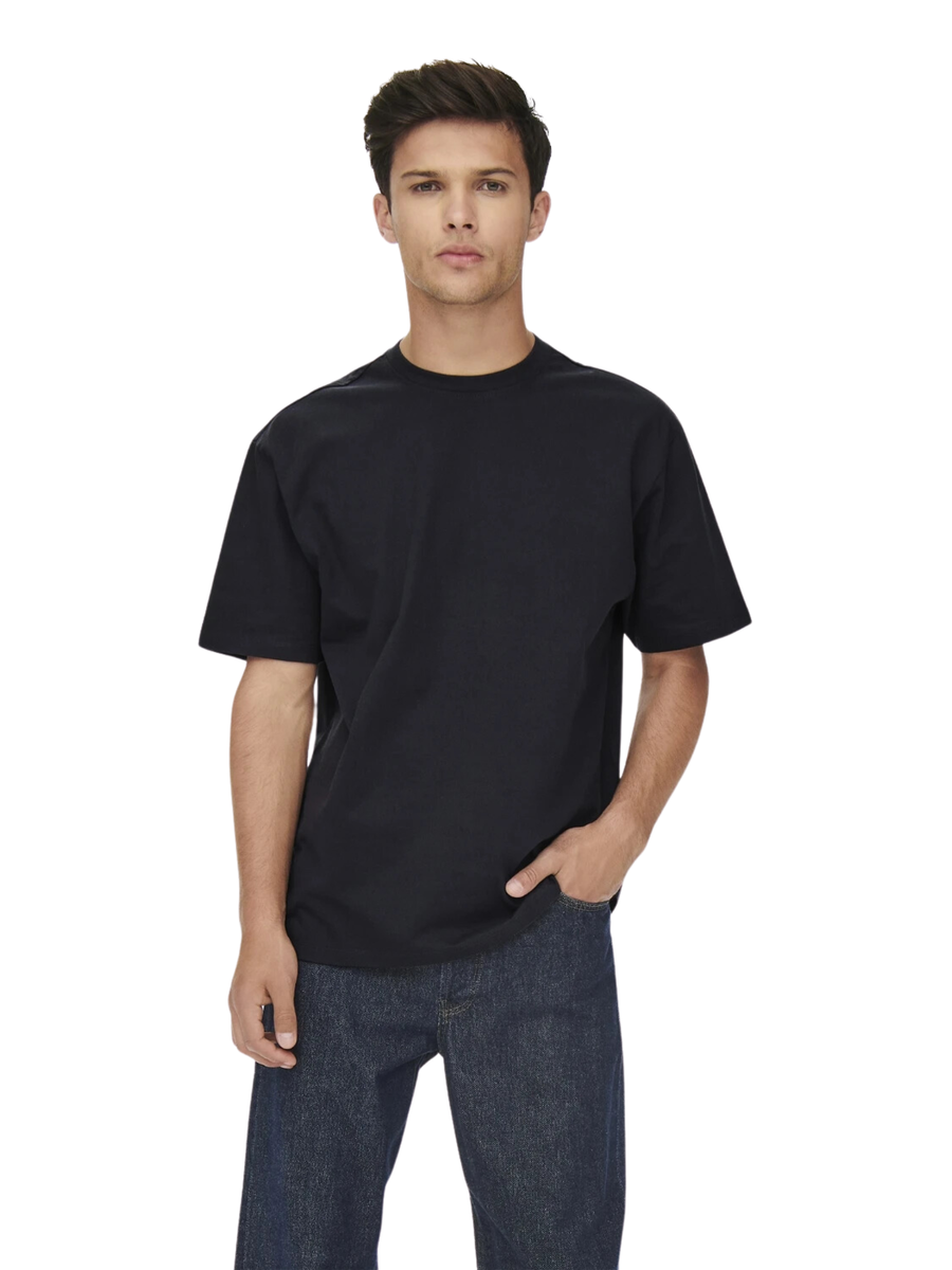 T-Shirt fred Only & Sons nera 22022532 BLACK Only & Sons 