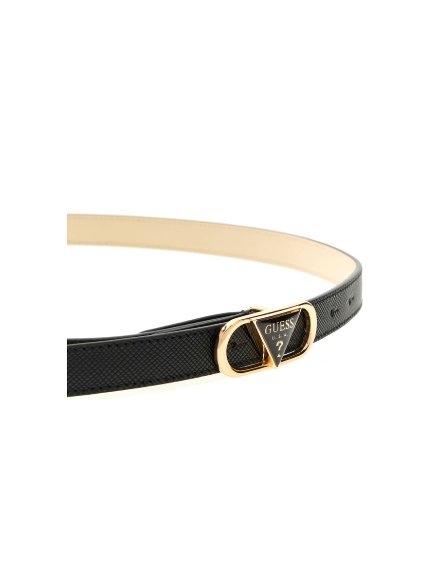 Cintura Guess nera con logo triangolare BW9270P5320 BLA Guess 